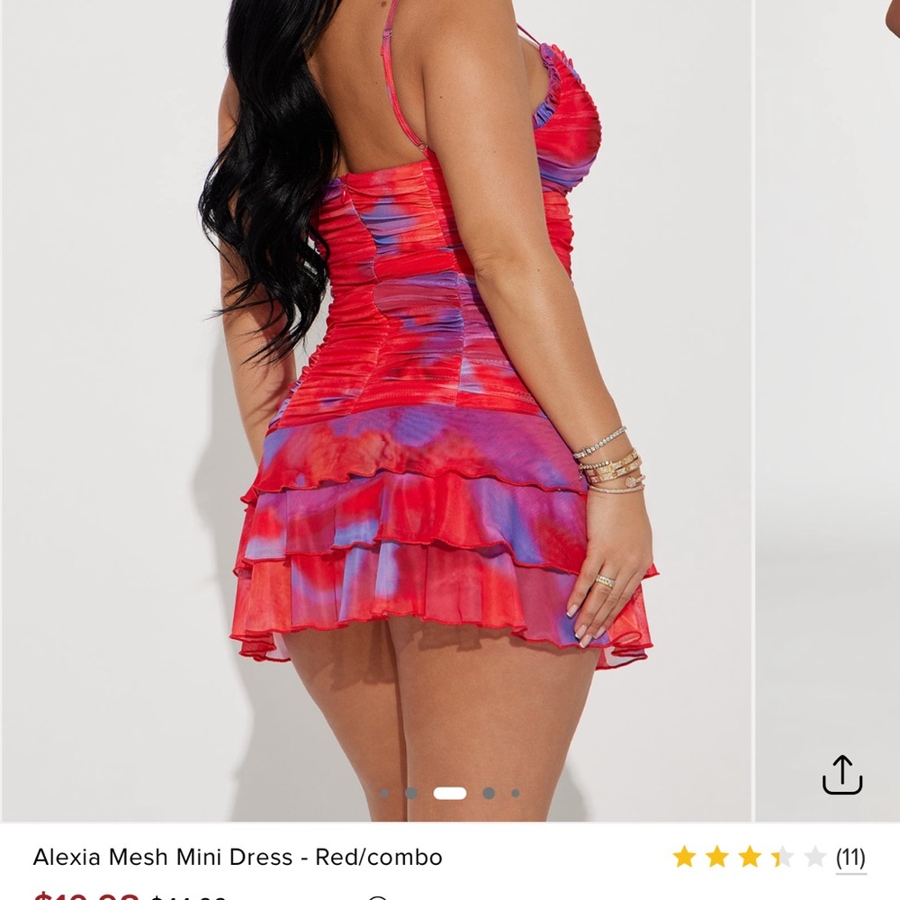 Mesh Mini Dress - Picture 2 of 4